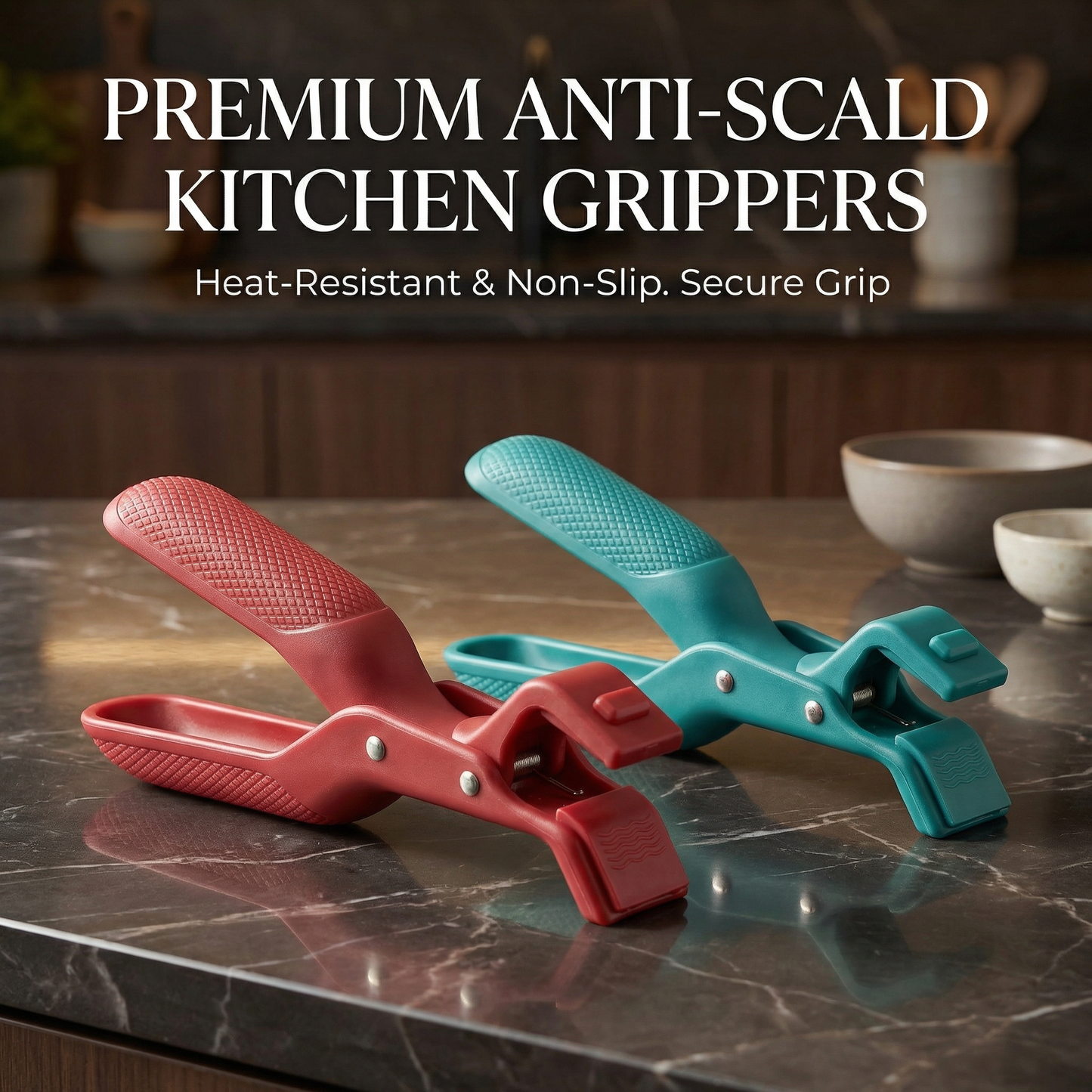 GLMMERLY® 🎁 Multi-Purpose Premium Anti-ScaldKitchen Grippers