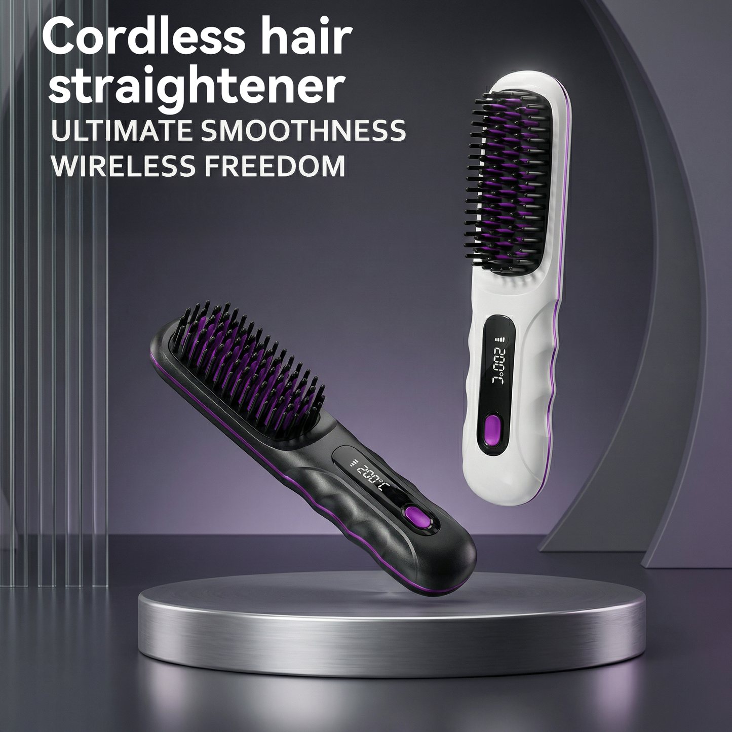 Wireless Heated Hair Comb-💖Compact and Portable