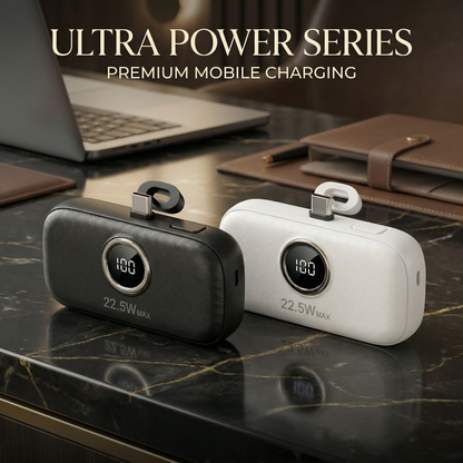 🔋 5000mAh Mini Portable Phone Power Bank
