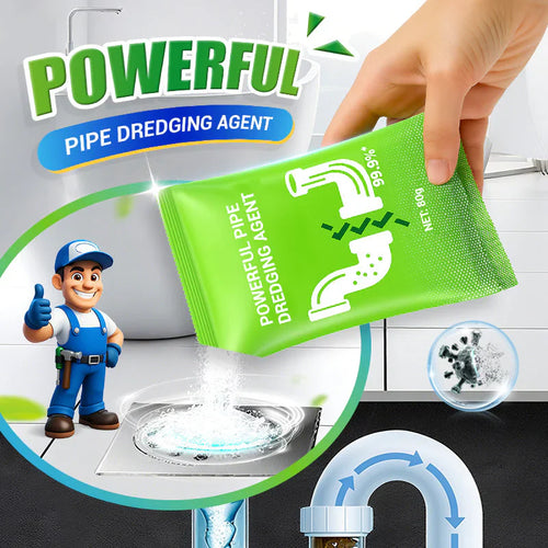 ⚡🏠Powerful Daily Drain Cleaning Powder– Fast-Acting, Safe & Gentle for Kitchens, Bathrooms & Showers💥