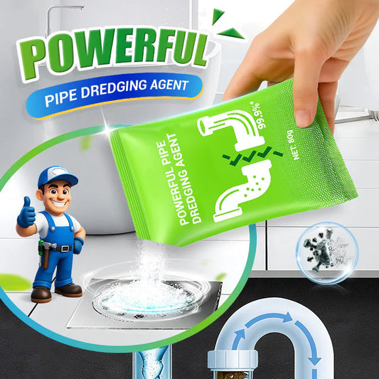 ⚡🏠Powerful Daily Drain Cleaning Powder– Fast-Acting, Safe & Gentle for Kitchens, Bathrooms & Showers💥