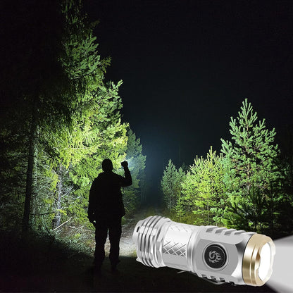 ✨Three-Eyed Monster Mini Flashlight 🔦🧰— Ultra-Bright Rechargeable LED Torch | Compact, Long-Range & Water-Resistant