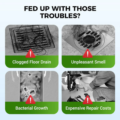 ⚡🏠Powerful Daily Drain Cleaning Powder– Fast-Acting, Safe & Gentle for Kitchens, Bathrooms & Showers💥