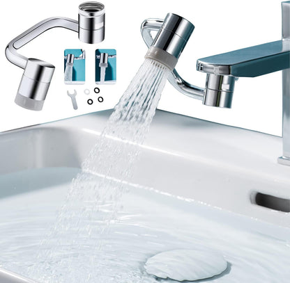 ✨ 1440° Rotatable Faucet Extender – The Ultimate "Face-Washing" Upgrade for Any Sink (Dual Mode)