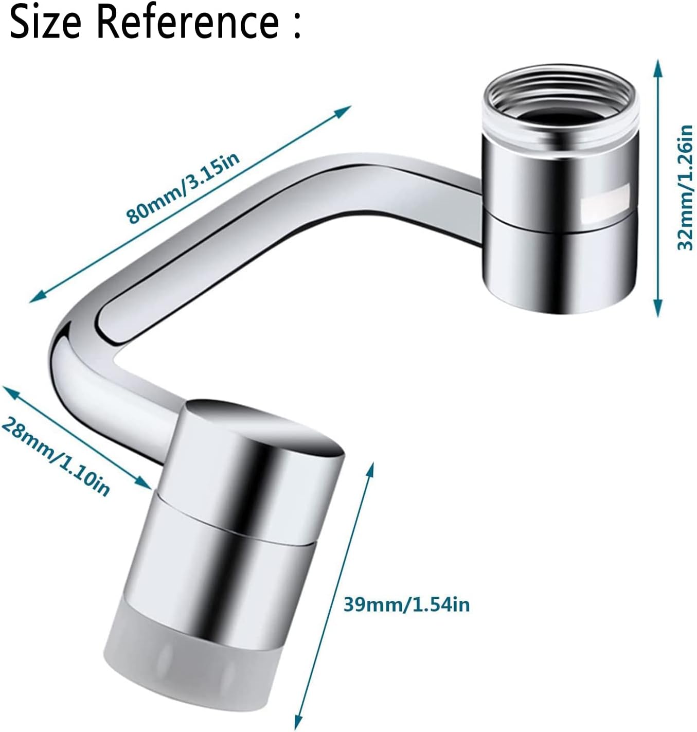 ✨ 1440° Rotatable Faucet Extender – The Ultimate "Face-Washing" Upgrade for Any Sink (Dual Mode)