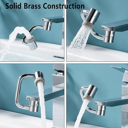 ✨ 1440° Rotatable Faucet Extender – The Ultimate "Face-Washing" Upgrade for Any Sink (Dual Mode)