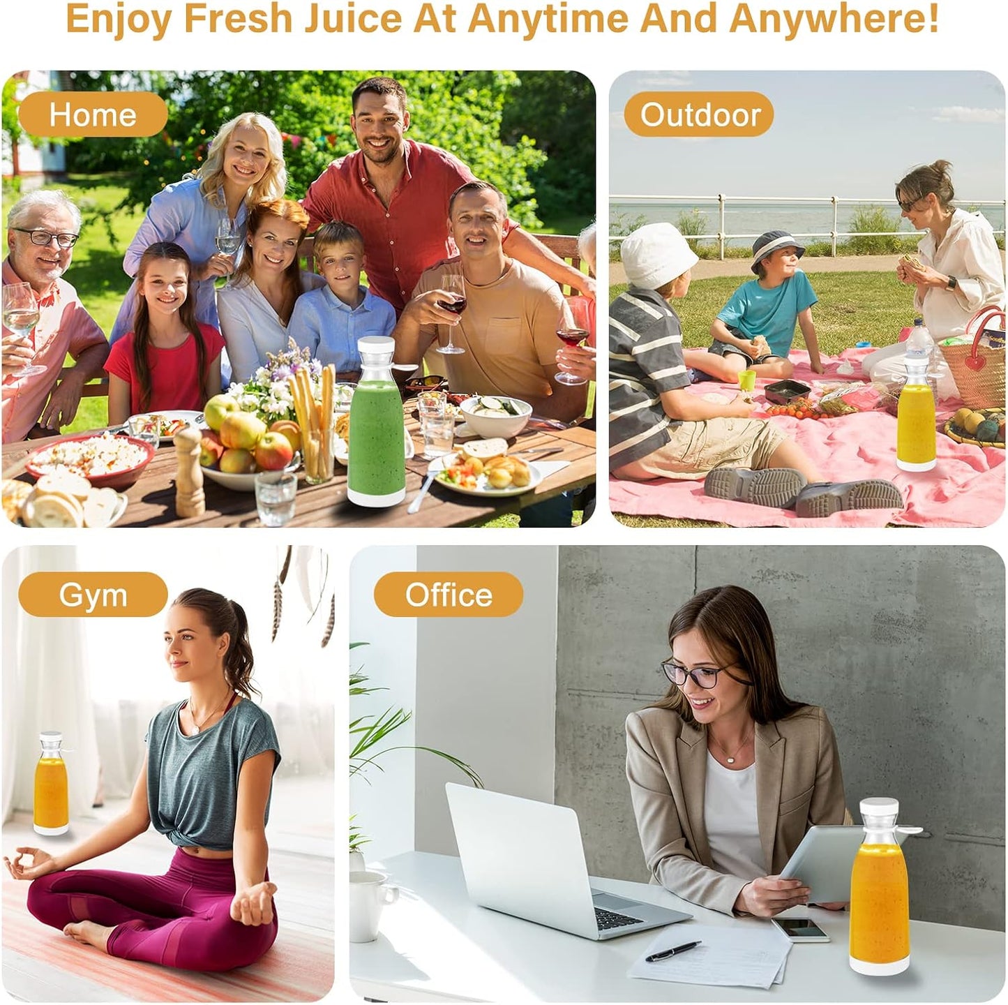 🍑🫐Bestseller Portable Juicer | Fresh Juice Anytime, Anywhere