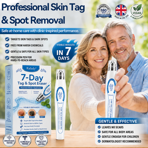 𝐑𝐚𝐥𝐚𝐝𝐲® 𝟕-𝐷𝑎𝑦 𝗧𝐚𝐠 & 𝗦𝗽𝐨𝐭 𝐄𝐫𝒂𝒔𝒆𝒓(𝐙𝐞𝐫𝐨 𝐏𝐚𝐢𝐧, 𝐙𝐞𝐫𝐨 𝐒𝐜𝐚𝒓𝒔 𝐑𝐨𝐥𝐥𝐞𝐫𝐛𝐚𝐥𝐥)💪