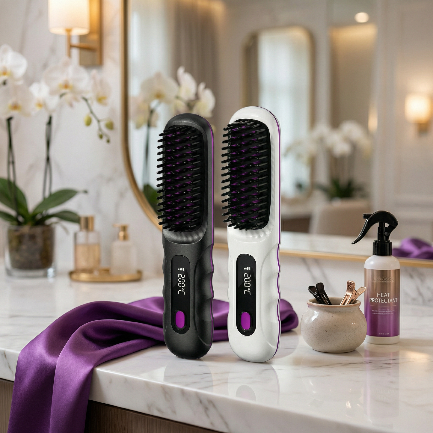 Wireless Heated Hair Comb-💖Compact and Portable