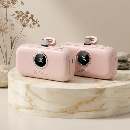 🔋 5000mAh Mini Portable Phone Power Bank
