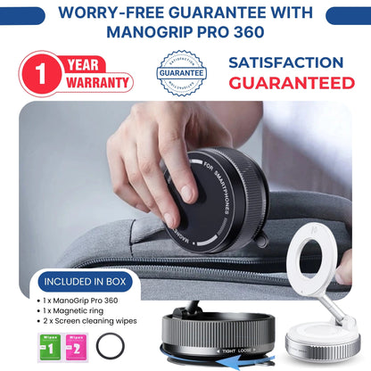 360° Adjustable Vacuum Magnetic Suction Cup Phone Holder Mount